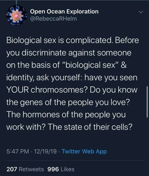 Biologist Explains The Complexities Of Biological Sex Media Chomp