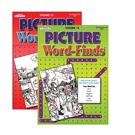 Wholesale Kappa Picture Word Finds Puzzle Book Sku 354874 Dollardays