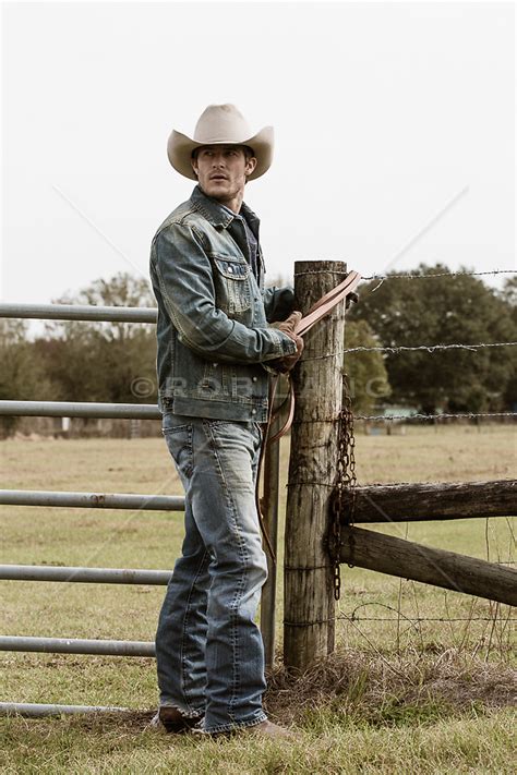 Good Looking Cowboy Working On A Ranch Rob Lang Images Licensing And