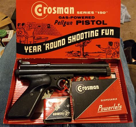 Crosman 150 22 Cal NIB Gun Values Board