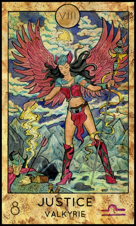 The justice card, though symbolically representing justice, balance, fairness, truth and wrongs which are righted, is less literal and more figurative. Tarot Oracle Answer: Justice (Fantasy Deck)