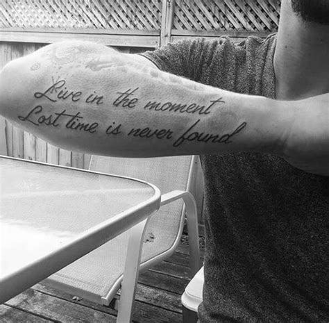 50 Inspirational Tattoo Quotes For Men To Try 2018