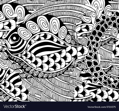 Zentangle Royalty Free Vector Image Vectorstock