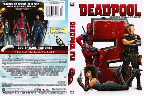 Deadpool 2 Dvd Cover Poster