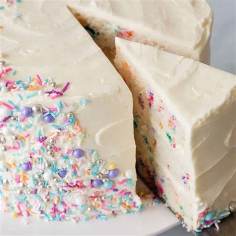 Funfetti Cake Confetti Cake Baked By An Introvert