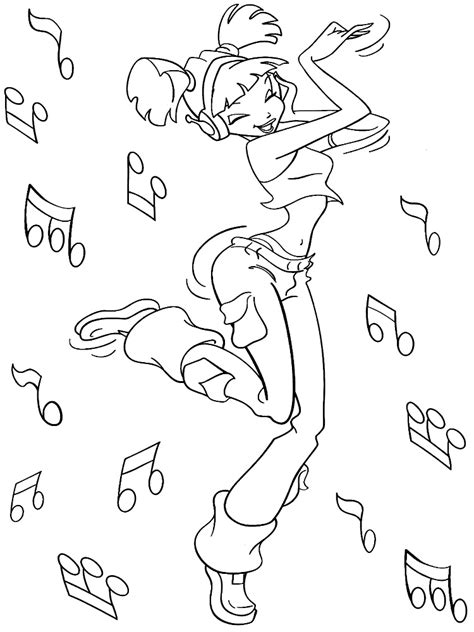 More winx club coloring pages. Print for free Winx Musa coloring pages, Winx Musa pictures