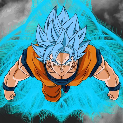 Goku Super Saiyan Blue By Vectorg4417 On Deviantart
