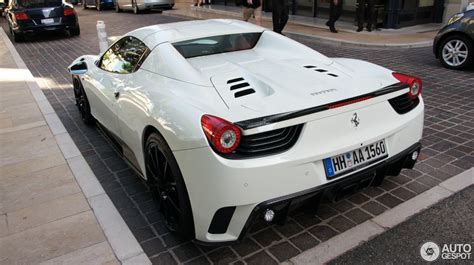 Ferrari 458 Spider Mansory Siracusa Monaco Limited Edition 31 July