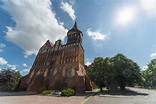 catedral de königsberg. monumento de estilo gótico de ladrillo en ...