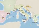 Mediterranean Sea Cruise Map Photos