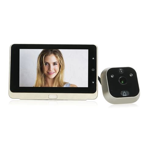 Wireless Digital Peephole Door Viewer 5tft Oled Monitor 160degree Wide