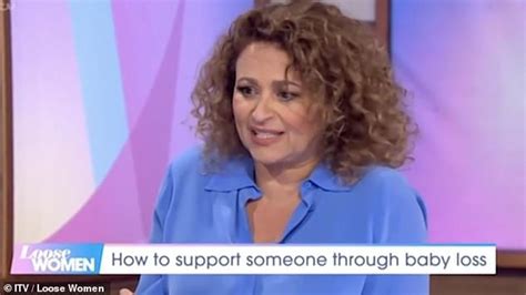 Loose Womens Nadia Sawalha Reveals She Kept Her Miscarried Foetus In The Freezer On The Itv