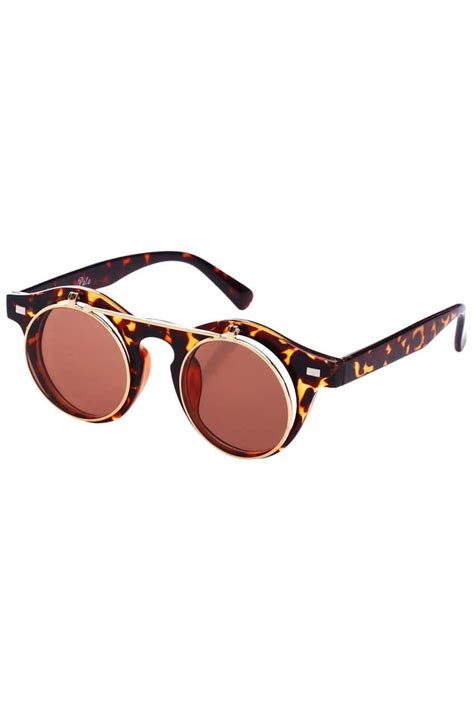 double layered leopard round sunglassesfor women romwe