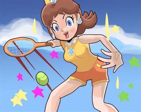 Mario Tennis Ultra Smash Princess Daisy By Ramyunking On Deviantart
