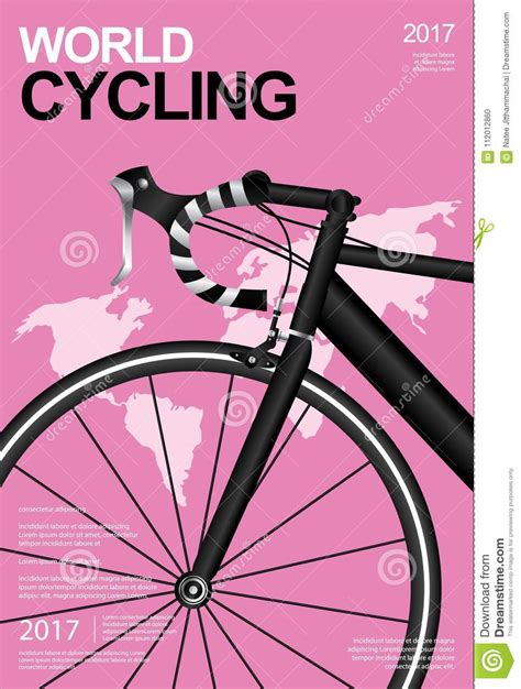 Bicycle Poster Design Stock Vector Illustration Of Paper 112012860