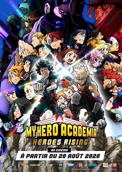 Pôster Do Filme My Hero Academia O Filme Ascensão Dos Heróis Foto