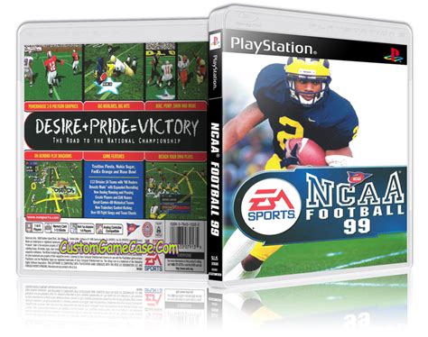 Ncaa Football 99 Sony Playstation 1 Psx Ps1 Empty Custom Case