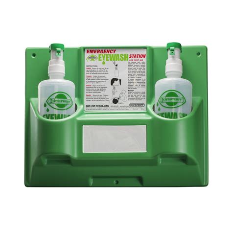 High quality eye wash station that is ideal for emergency eye treatment for injuries received in the office, school, home or garden and also represents great value for money. Eye Wash Station Double 1L | Alcare Pharmaceuticals Pte Ltd