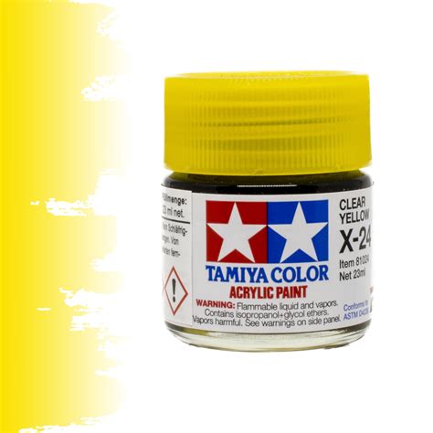Tamiya Clear Yellow X 24 23ml Tam 81024 Scenery Workshop Bv