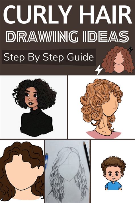 20 curly hair drawing ideas how to draw curly hair diyncrafty