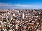 Vista aérea da cidade de franca, estado de são paulo. brasil. | Foto ...