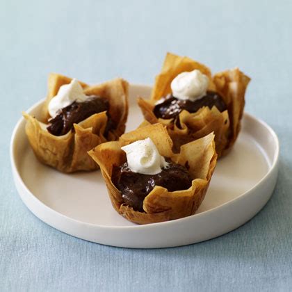 Flaky and delicious, phyllo (also spelled filo or fillo) is delicate pastry dough used for appetizer and dessert recipes. Mocha Phyllo Cups Recipe - Health.com