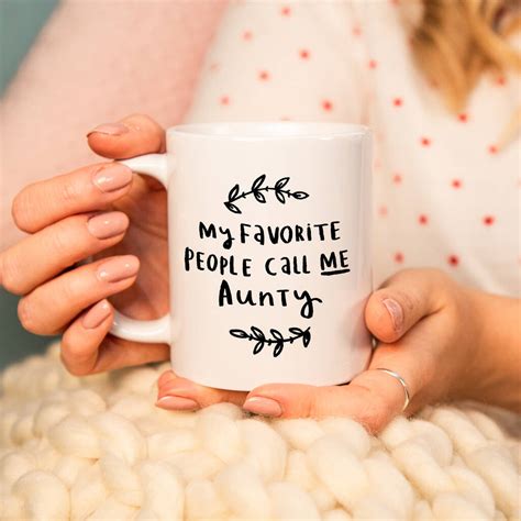 My Favourite People Call Me Aunty And Uncle Mug Set By Ellie Ellie