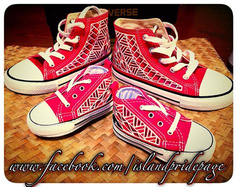 Raise your game pro leather gold standard casual shoes. Baby/Toddler Handpainted Polynesian Converse | Decorated ...