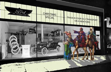 Model A Ford Christmas Card