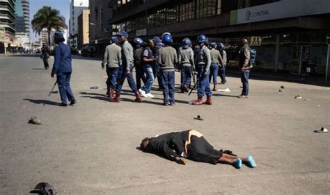 Zimbabwe News Today ‘unjustifiable Cruel And Barbaric Police Turn On Protestors World