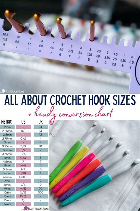Understanding Crochet Hook Sizes And Conversion Chart Crochet Hook