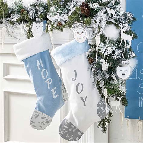 Diy White Christmas Stockings Project Plaid Online
