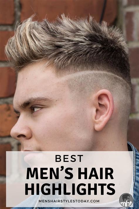 Best Mens Hair Highlights Mens Medium Length Hairstyles Cool