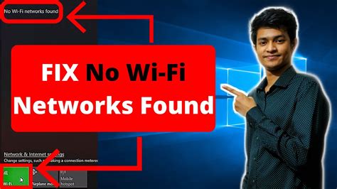 How To Fix No Wifi Networks Found But Wifi Is Turned On Windows 10