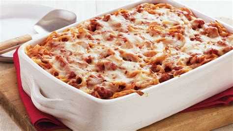 Pizza Baked Spaghetti Recipe From Betty Crocker