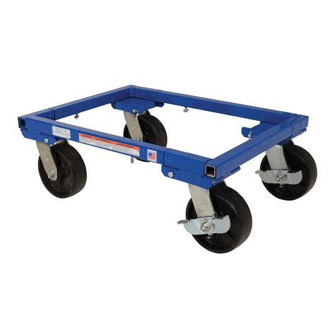 Vestil 16 In X 22 In Adjustable Tote Dolly With Casters Atd 1622 6