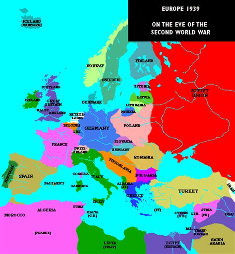 Map Of Europe Ww2 Secretmuseum Vrogue