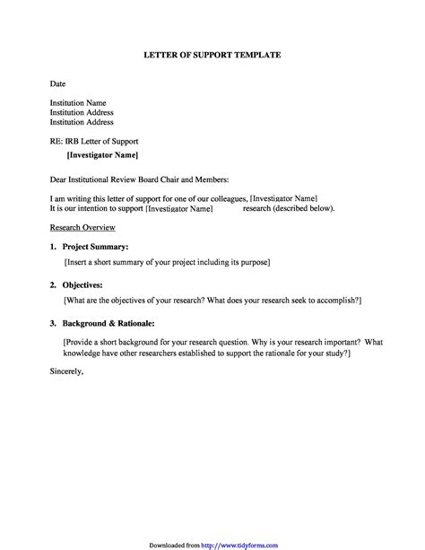 Technical support and help desk cover letter example. 40+ Proven Letter of Support Templates [Financial, for ...
