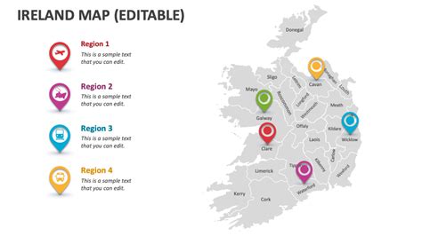 Ireland Map Powerpoint Presentation Slides Ppt Template