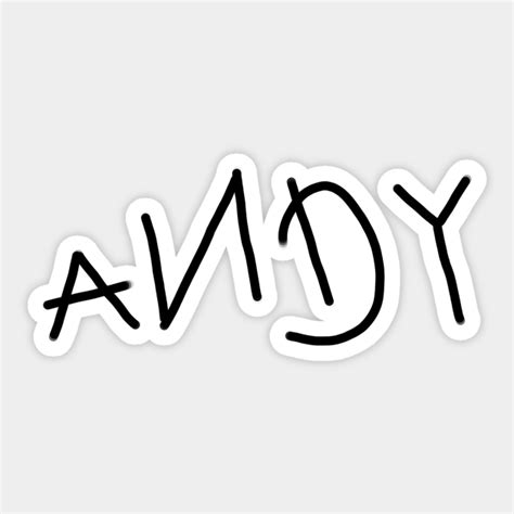 Andy Toy Story Sticker Teepublic