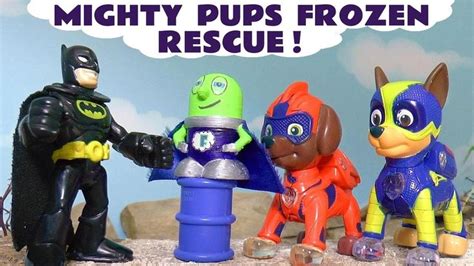 Paw Patrol Mighty Pups And Funny Funlings Super Funling Help Batman