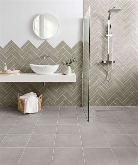 Bloxham™ Tiles Topps Tiles Herringbone Bathroom Bathroom Floor Tiles