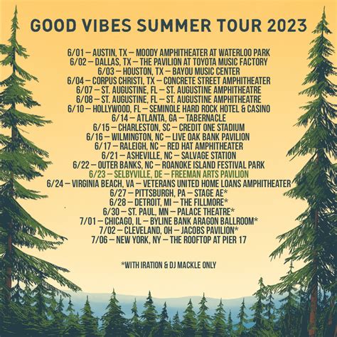 iration more dates added to the good vibes summer tour