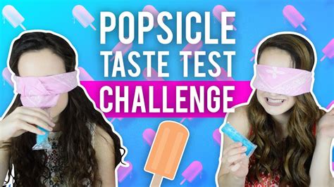 Popsicle Taste Test Challenge Totally Teenage Twins Youtube