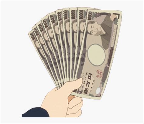 Anime Money Png On Mobile And Touchscreens Press Down On The