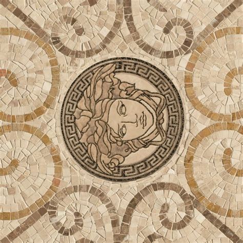 Mosaic Ancient Rome Floor Tile Texture Seamless 16410