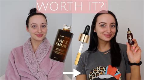 Morphe Faux Show Sunless Tanning Face And Body Drops Honest Review