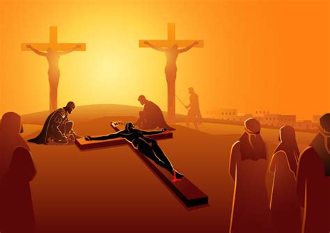 Jesus Being Nailed To The Cross Stock Photos Pictures And Royalty Free