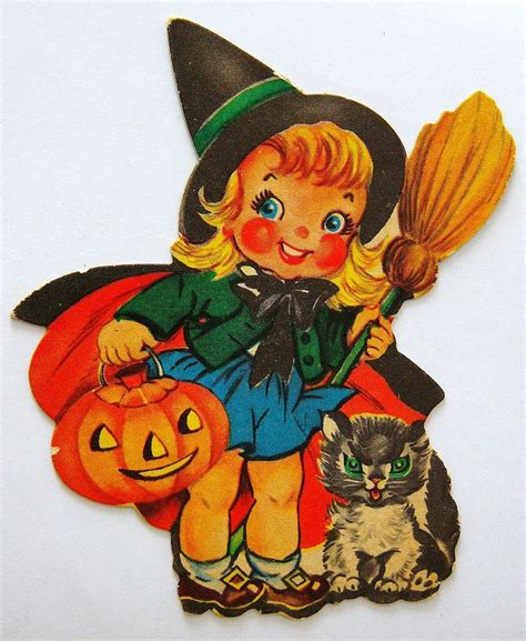 Vintage Halloween Witch