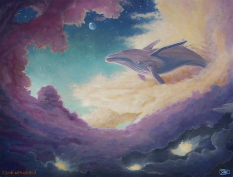 Artstation Sky Whale Josh Brightbill Sky Art Fantasy Art